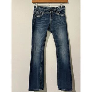 Miss Me Je5759el easy boot Embellished blue Jean 25